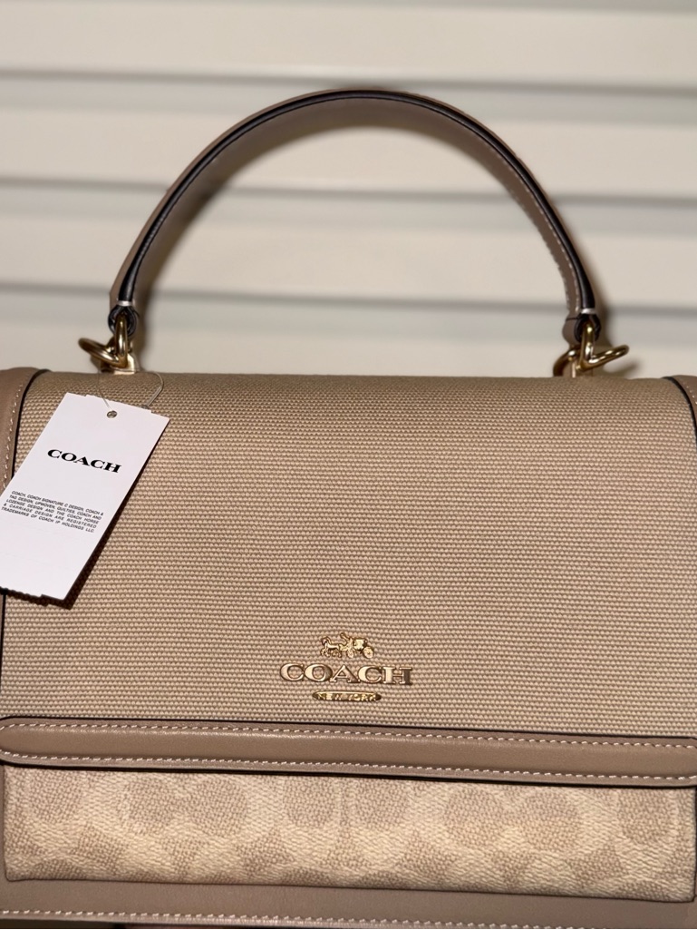 Coach Klare Top Handle Bag In Colorblock